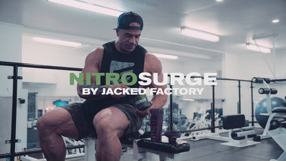 NITROSURGE Nitric Oxide Pre Workout – 60 Servings, Cherry Limeade